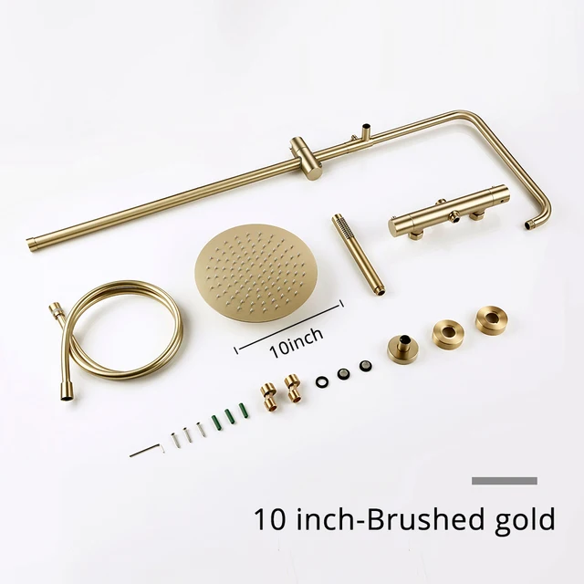 10inch-Brushed gold