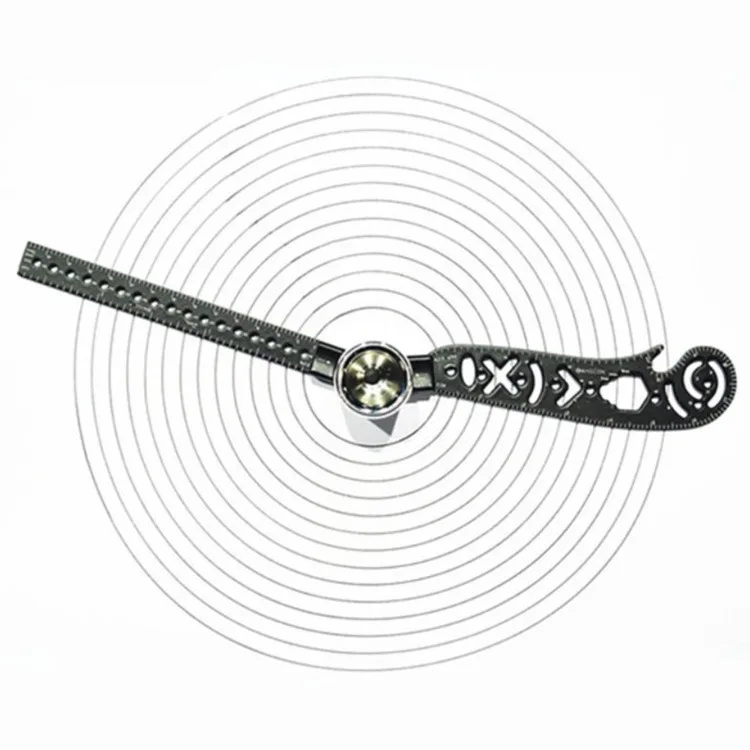 Многофункциональная линейка для рисования EDC, популярная Магнитная циркуль для рисования
