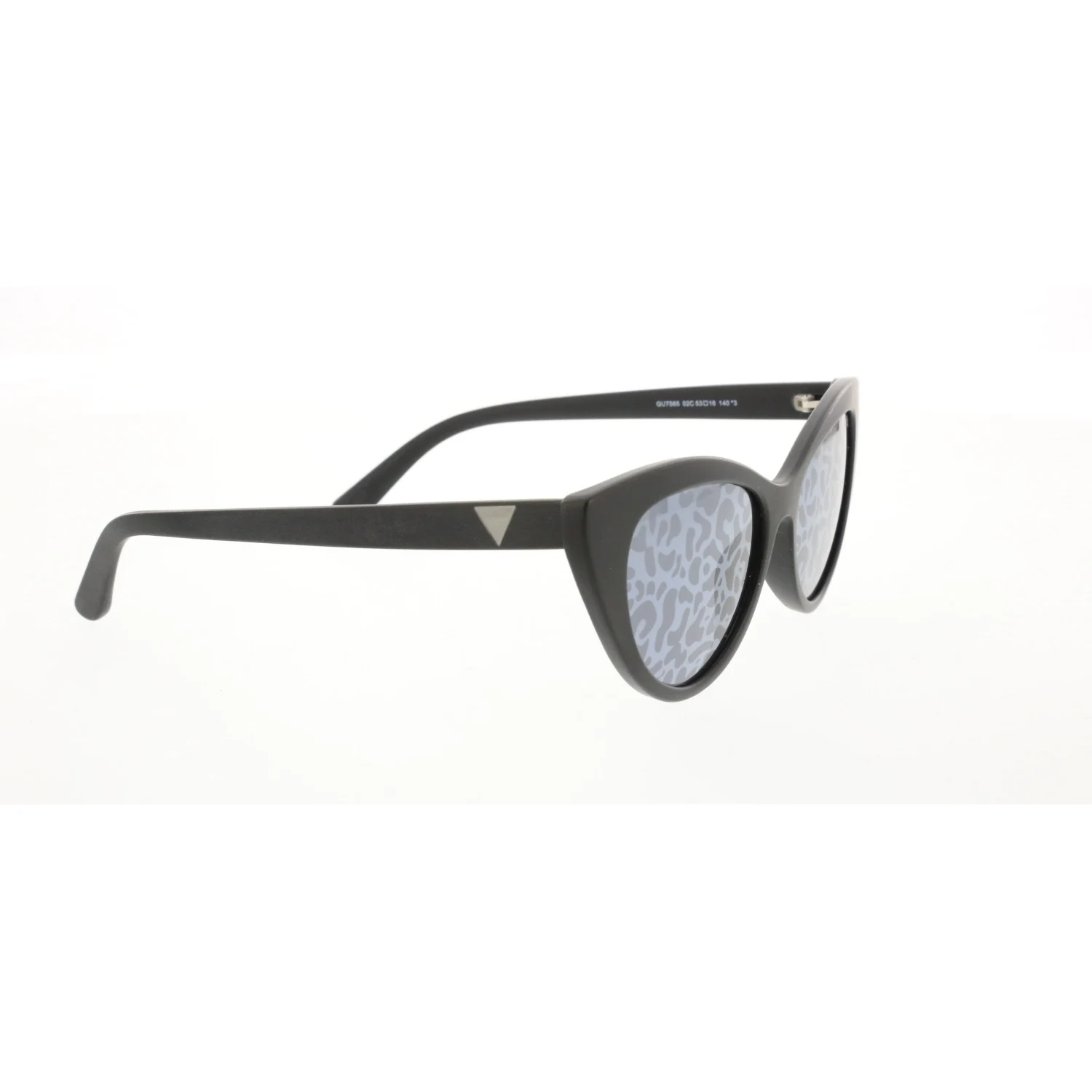 

Women's sunglasses gu 7565 02c bone black organic butterfly cat eye 53-16-140 guess