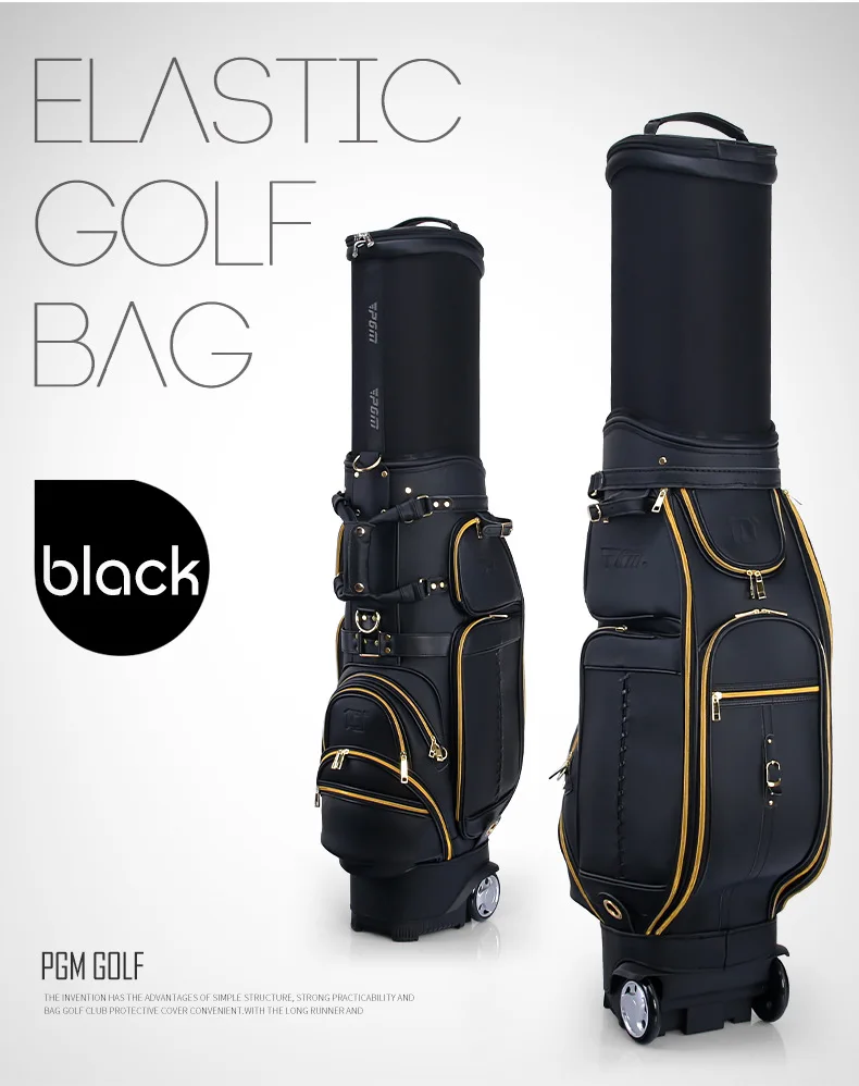 PGM кожа большой емкости Гольф выдвижные сумки мужские сумки многоцелевой Consign Мужские t воздушные сумки QB043