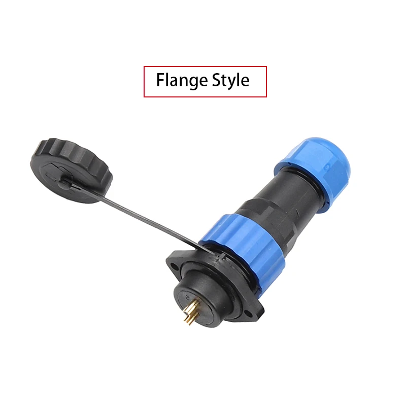 

SP20 Waterproof Connector Plug and Aocket with Flange IP68 1/2/3/4/5/6/7/9/10/12/14Pin Aviation Plug Straight DIY YOU