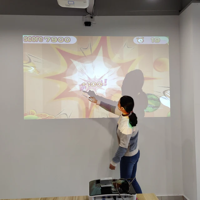 3D Ground VR Games Virtual Reality Wall Floor Projection Operated Kids