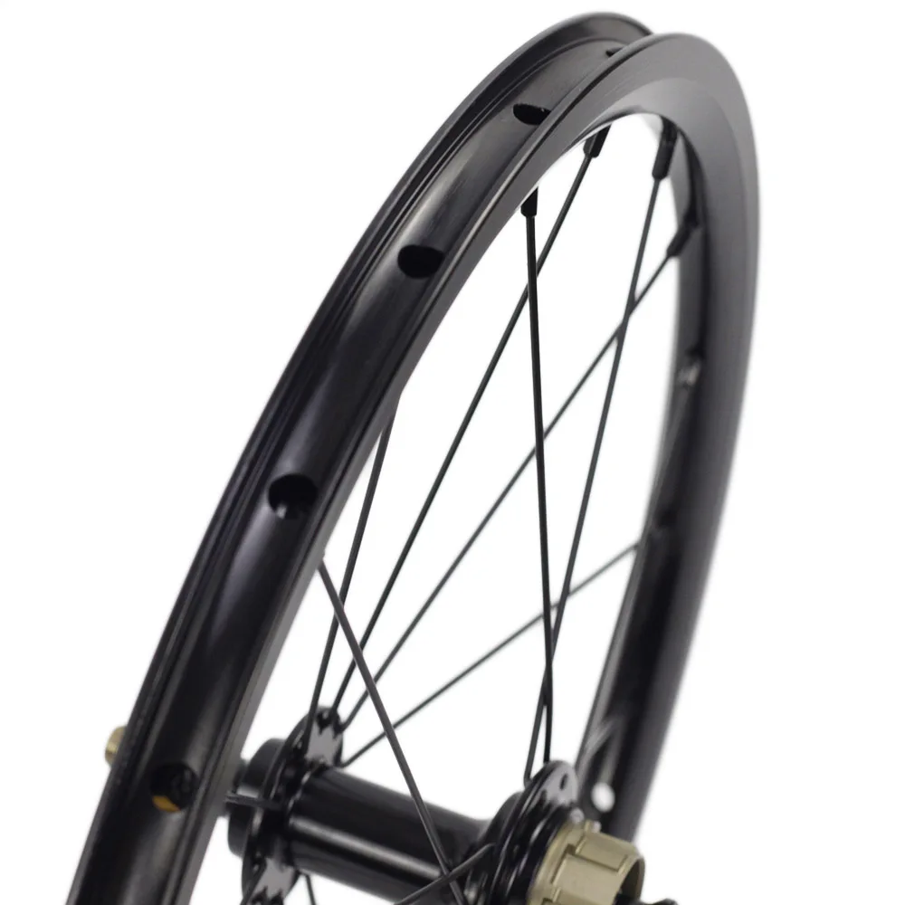 Silverock заднее колесо велосипеда 16x1 3/" 349 kinlinnbr обод для Brompton 3sixty Сверхлегкий складной велосипед 16 H/21 H колеса 482 г