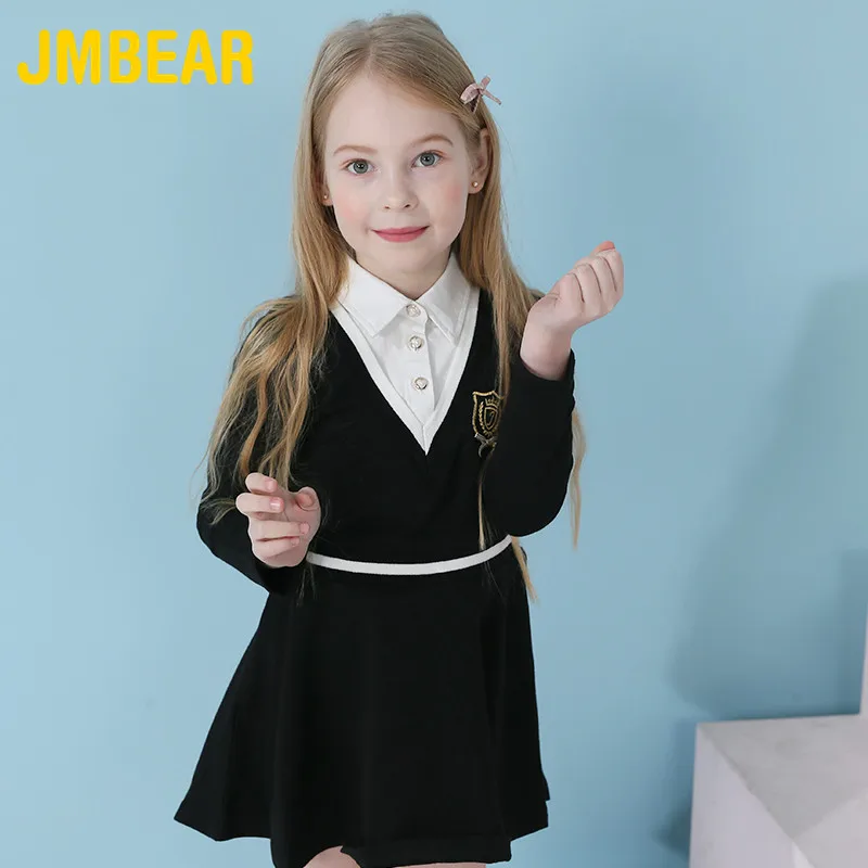 JMBEAR платья для девочек детская одежда в британском стиле | Детская и обувь
