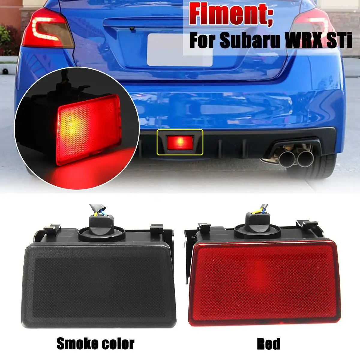 

2 Functions 18LED Rear Fog Light Brake Lamps Driving Light Kit For JDM Style For Subaru WRX STi Impreza XV Crosstrek