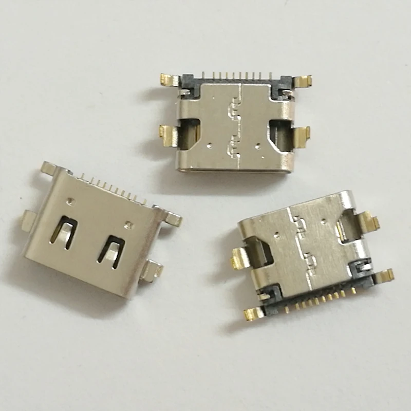 50 шт./лот разъем Micro Usb для зарядки Motorola Moto M XT1662 порт гнездо разъема док-станции