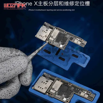 

MECHANIC 3D Planting tin MINI Platform for IPHONE X XS XSMAX Motherboard mid-level Location Degumming BGA Reballing Stencil