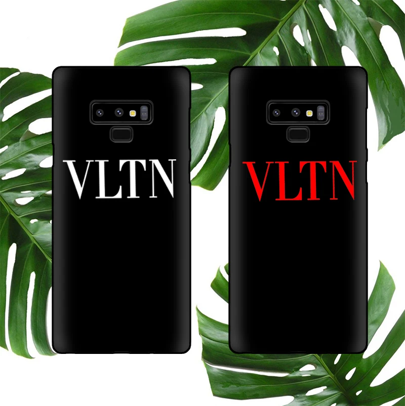 

French brand Simple soft case for samsung galaxy S10 S9 S8 plus s10e s10lite note 8 9 10 pro matte silicone phone cover coque