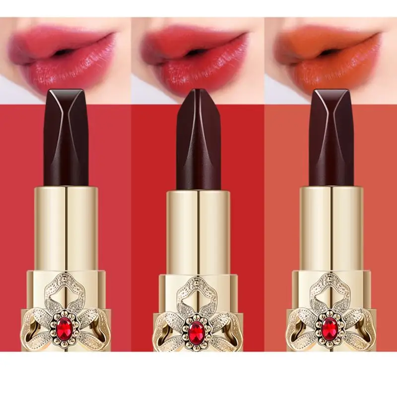 3 Color Small Gold Tube Lipstick Makeup Matte Waterproof Lip Stick Lips Lipsticks Make Up Lip Balm Cosmetics Beauty TSLM1 3 Color Small Gold Tube Lipstick Makeup Matte Waterproof Lip Stick Lips Lipsticks Make Up Lip Balm Cosmetics Beauty TSLM1
