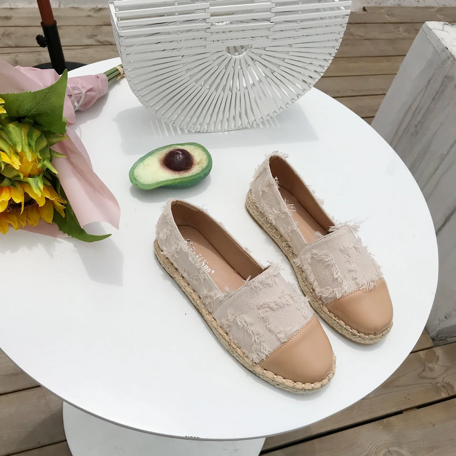 

All-Match Autumn Casual Woman Platform Shoes Dress Flats Women Round Toe Fall New Fretwork Basic PU Rubber Lace-Up Leisure