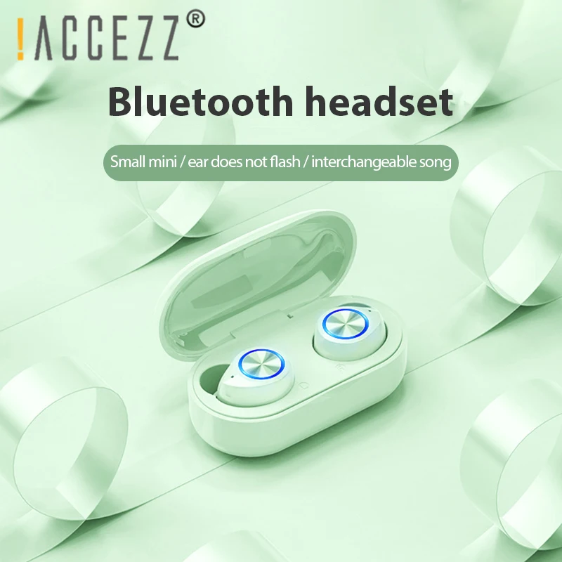 ACCEZZ TWS Bluetooth 5,0 наушники беспроводные наушники Hi-Fi стерео сенсорное управление гарнитура с зарядным устройством для iphone Xiaomi Phone