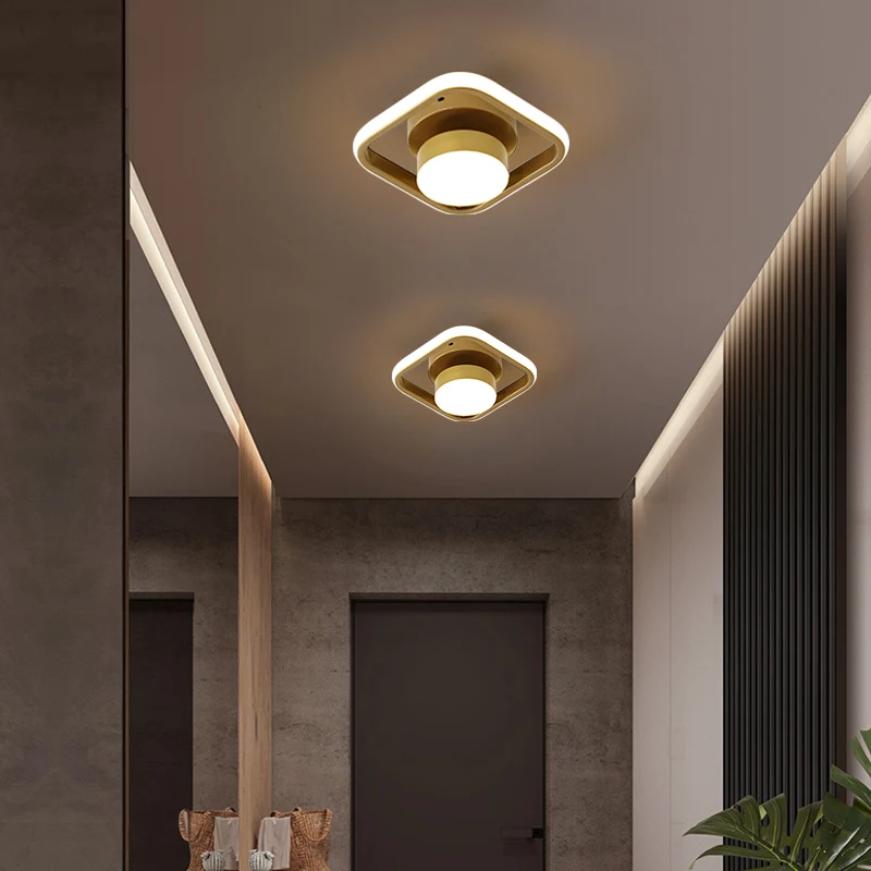 

New Led Ceiling Lights Corridor For Bedroom Kitchen Living Dining Room Fixture Modern Design AC90-260 Lighting Fixture Hallway