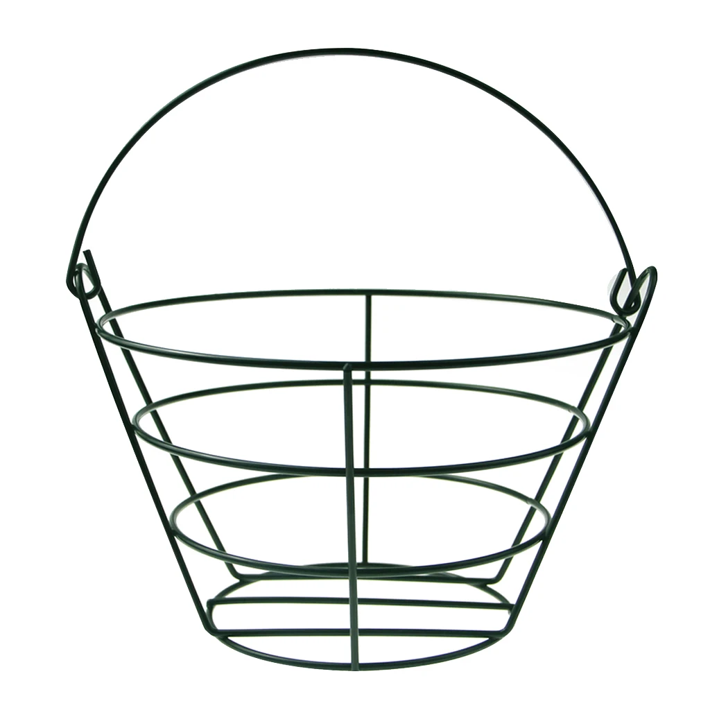Anti-rust Golf Range Basket Indoor Outdoor Golf Balls Bucket Container Holder Carrier for 30 Balls