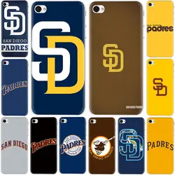 Жесткий чехол для телефона San Diego Padres для iPhone 5 5S 6 6s 7 8 plus X XR XS 11 Pro Max