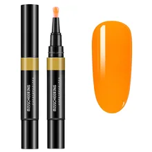 3 в 1 лак для ногтей ручка блеск один шаг ногтей Гель-лак Гибридный 12 цветов легко использовать УФ Гель-лак для ногтей# V