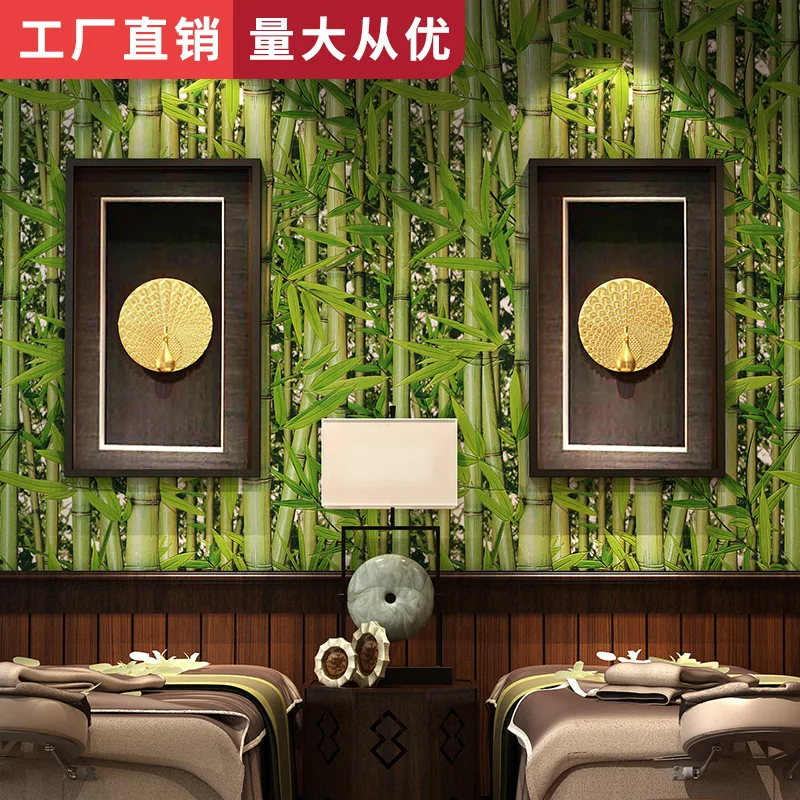 

Background of Television in the Drawing Room Coffee Shop Tea House Library Restaurant Retro Chinese Style Zhuzilin Green Fresh W