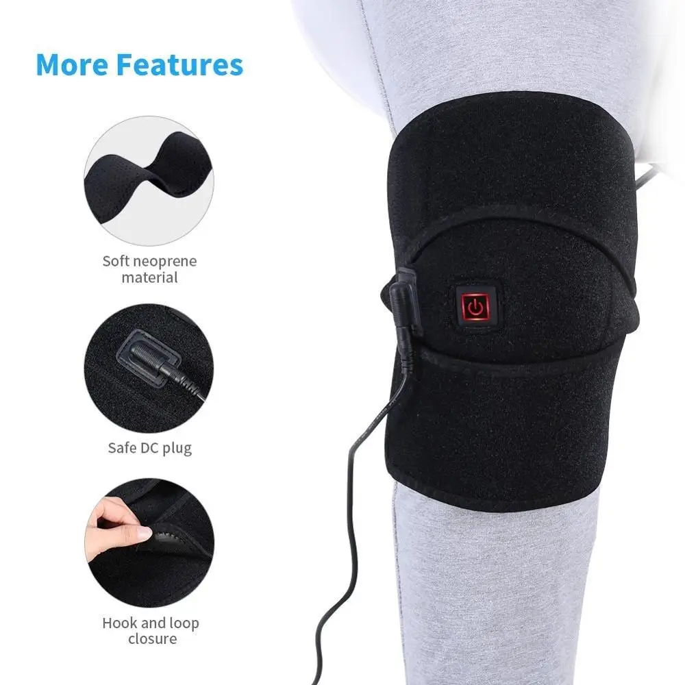 Heating Knee Brace Support for Arthritis, Heated Knee Wrap Thermal Therapy to Warm Joint Relief Pain of Knee Stiff? Arthritis.