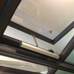 Ouvre fenêtre en bois et aluminium, sans fil, avec chaîne motorisée, Wifi, Tuya, domotique intelligente 