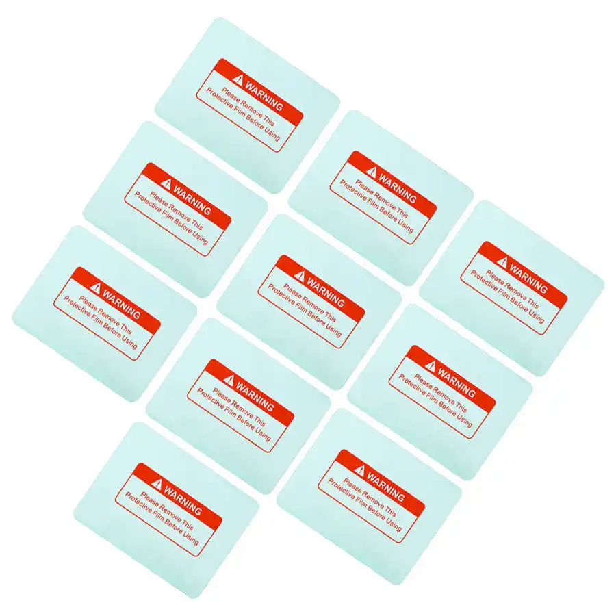 Welding Helmet Lens 10Pcs 116x90x1mm Cover Polycarbonate Transparent Protective Plate Sheet Film For Auto Darkening Welding Mask