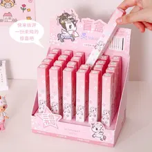 

6 / Set Kawaii TOKIDOK Cherry Blossom Unicorn Series News Blind Box Neuter Pen School Writing Supplies Stationery Gifts For Stud