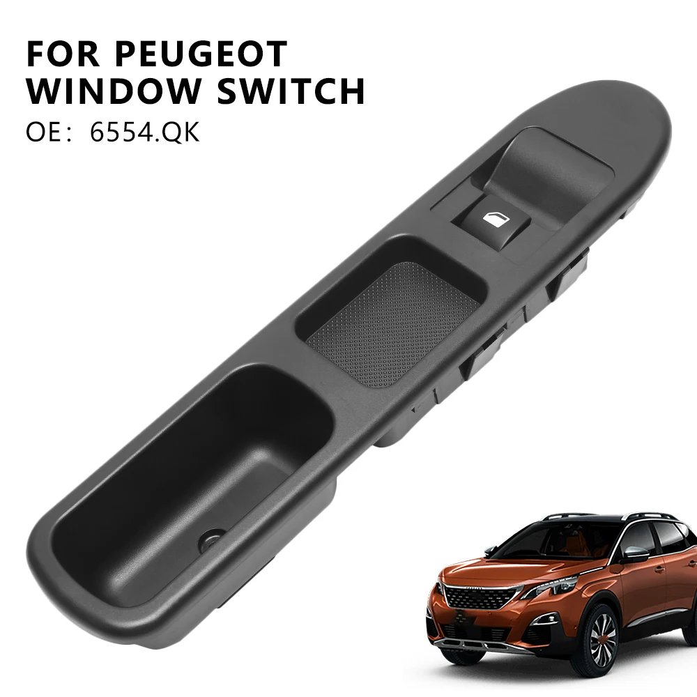 Электрический переключатель окна блок передней пассажирской стороны для PEUGEOT 207