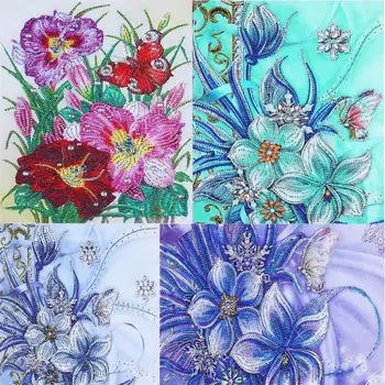 

Butterfly Flower Animal New Arrival DIY Crystal Special Shaped Drill 5D Diamond Painting Cross Stitch Kit Rhinestone Gift
