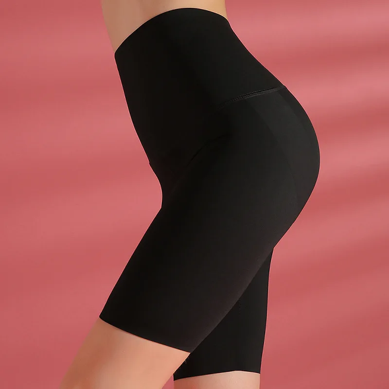 

Fitness Workout Women High Waist Shorts Spandex Black Sport Shorts