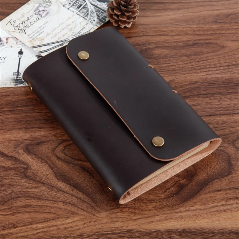 

Retro A6 Notebooks Leather Paper Notebook Agenda Diary Journal Office School Supplies Gift