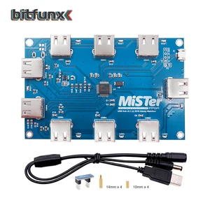 Image 4 - Bitfunx Manual welding MisTer USB Hub v2.1 board For MisTer FPGA 7 USB Ports