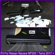 

Accessories Seat Bottom AC Air Duct Vent Anti-blocking Protection Cover Trim Plastic For Nissan Navara NP300 / Terra 2017 - 2021