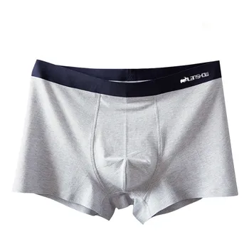 

ALANSHOW Mens Underwear Soft Boxers Cotton Boxer Men Solid Boxer Shorts Plus Size Boxers Comfortable Slip Mens Underwear