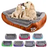 S-3XL Dogs Bed For Small Medium Large Dogs Big Basket Pet House Waterproof Bottom Soft Fleece Warm Cat Bed Sofa House 8 Colors ► Photo 1/6
