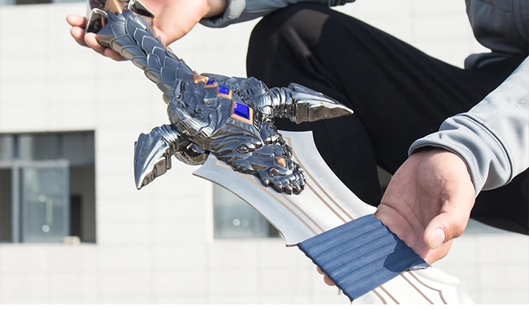 Cos WOW Sir Anduin Lothar Sword косплей игры Реквизит крутые игрушки не острые