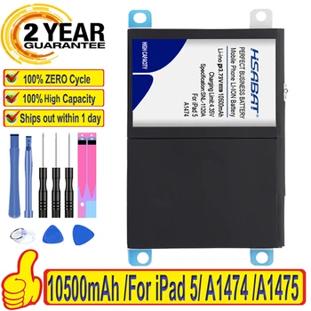 

100% Original HSABAT 10500mAh Battery For iPad 5 Air for iPad5 A1474 A1475 A1484