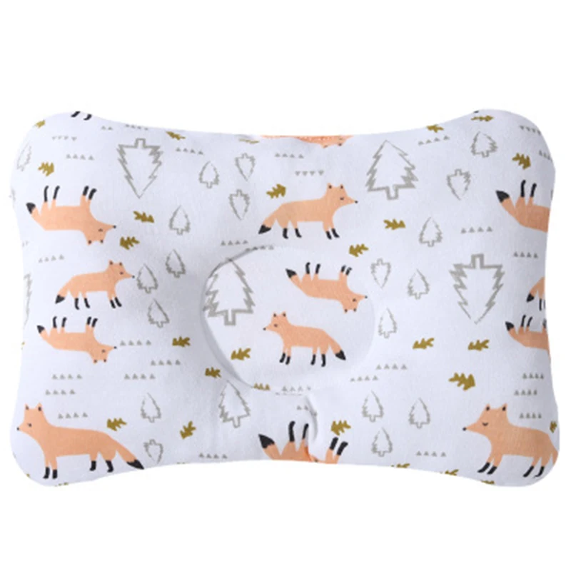 Newborn Appease Sleep Pillow Kid Care Cartoon Pillows Printing Prevent Flat Head Shape Cushion Baby Head Protection Soft Cushion