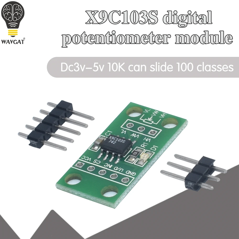X9C103S Digital Potentiometer Board Module for Arduino DC3V-5V 