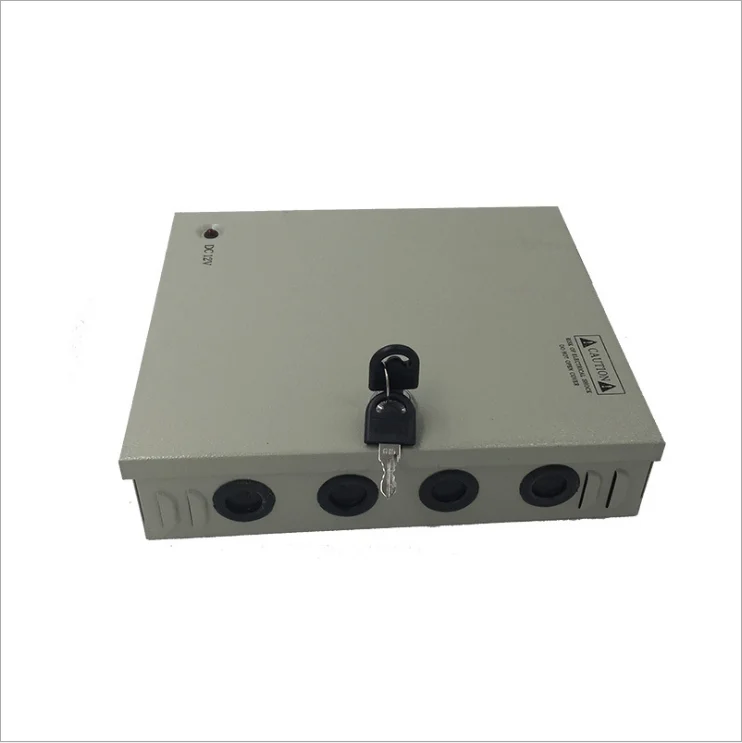 DC12V 10A импульсный источник питания 9 коробка-держатель с 120 Вт камеры видеонаблюдения светодиодный уличный свет импульсный источник питания светодиодного табло