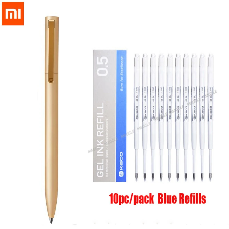 Оригинальные металлические ручки Xiaomi Mijia PREMEC гладкие швейцарские стержни 0 5 мм из