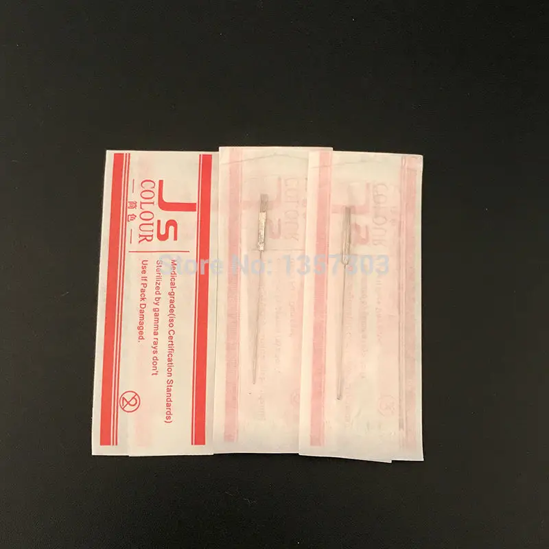Перманентный макияж иглы 5F для 500 шт бровей ручка машина
