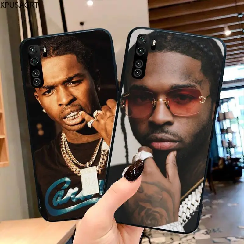 

Rapper Pop Smoke DIY phone Case cover Shell For OPPO Realme 6 Pro Realme 3 5 Pro C2 RENO2-Z A11X