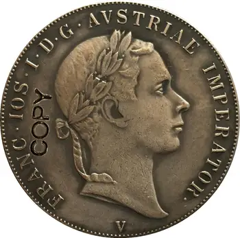 

1853 Italy 1 Scudo - Franz Joseph I coins copy