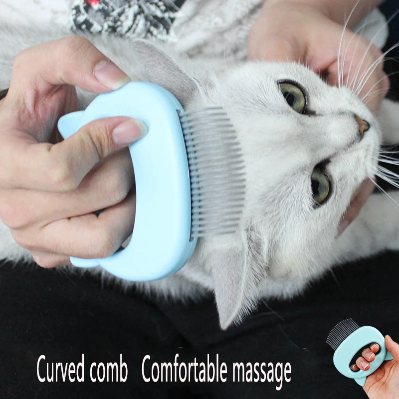 Cat shell comb For Cats Pet Grooming Tool Hair Removal Comb Dogs Cat Brush Hair Shedding Trimming Massage Device