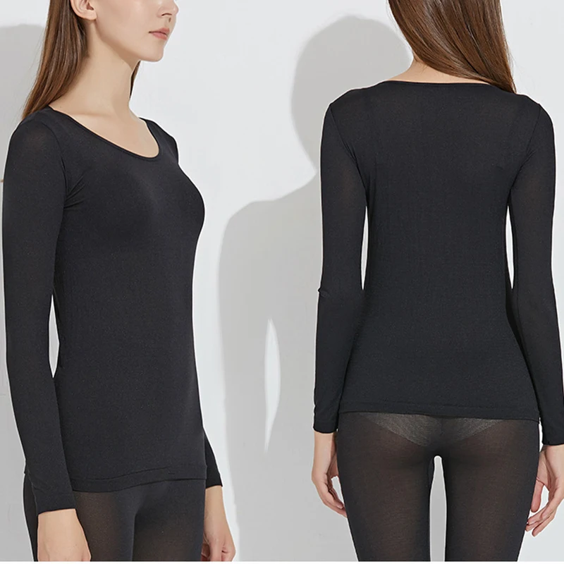 Thermal Underwear For Women Sexy Warm Long Johns For Women Seamless Winter Thermal Underwear Set Warm Thermos Clothing