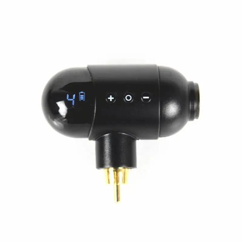 RCA Battery Black Новое поступление один набор lcd беспроводной источник питания для татуировок перезаряжаемая батарея 1700mah для RCA/DC пулемет для татуировок - Цвет: RCA Battery Black