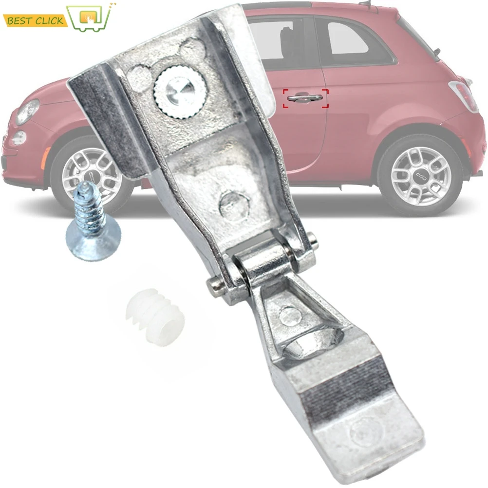 Chrome Outer Door Handle Repair Hinge Set For Fiat 500 2014 2015 2016 2017 2018 Passenger Left Driver Right Side Doors | Автомобили и