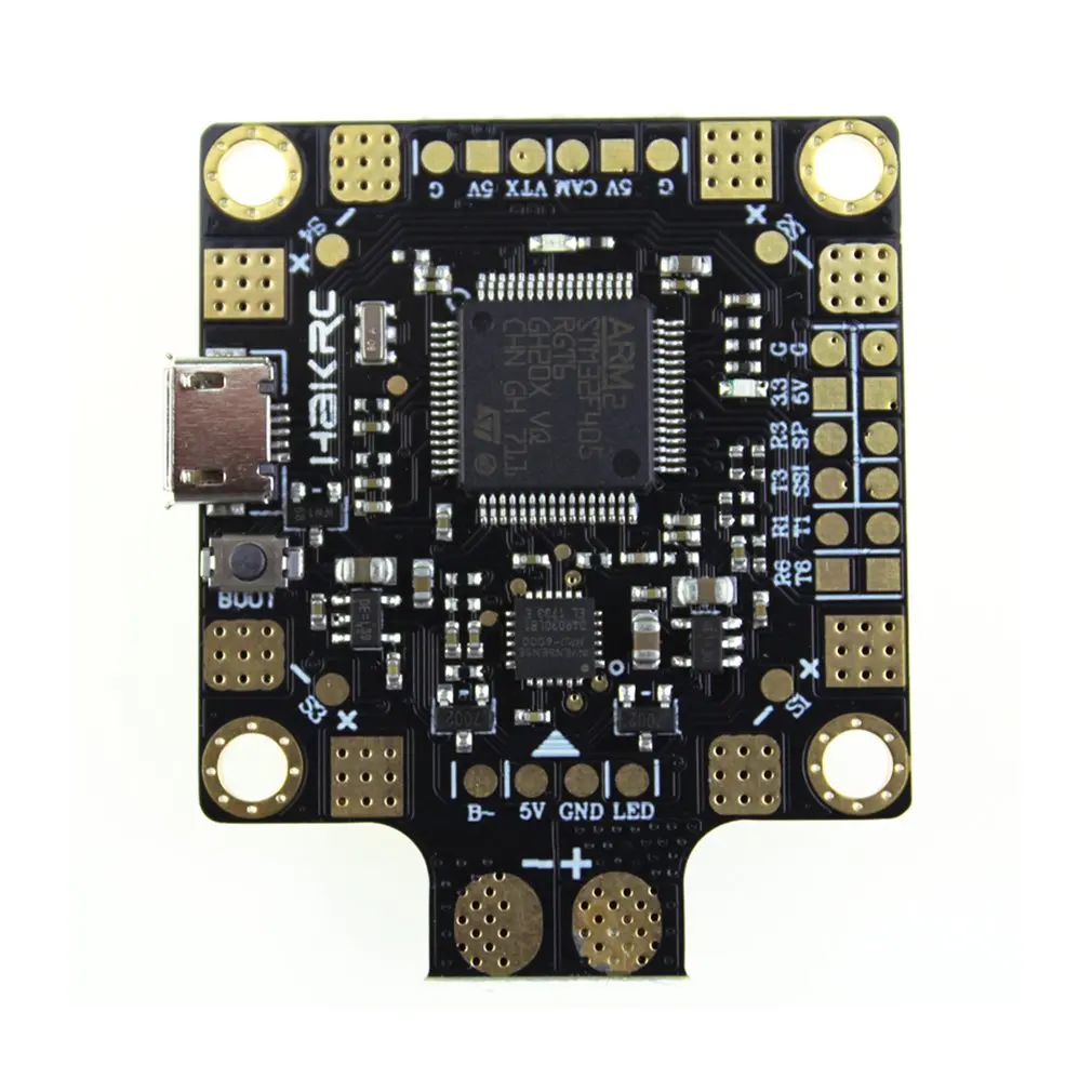 HAKRC PDB F4 Контроллер полета 2-4S интегрированный Betaflight OSD для радиоуправляемого дрона FPV гоночные запчасти аксессуар