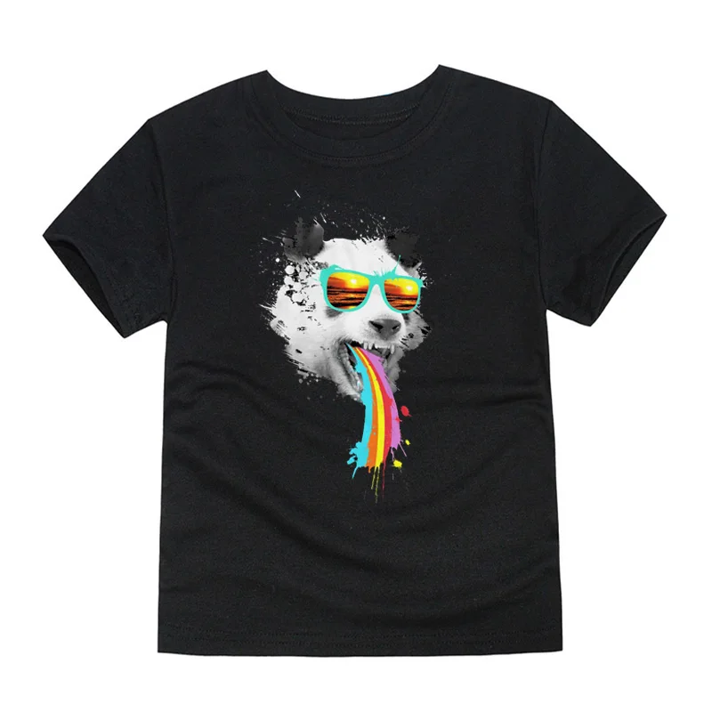 Camiseta/Детская футболка с героями мультфильмов; летние футболки с короткими рукавами; топы унисекс; футболки; костюм; Классная футболка с изображением милого улыбающегося кота; Disfraz