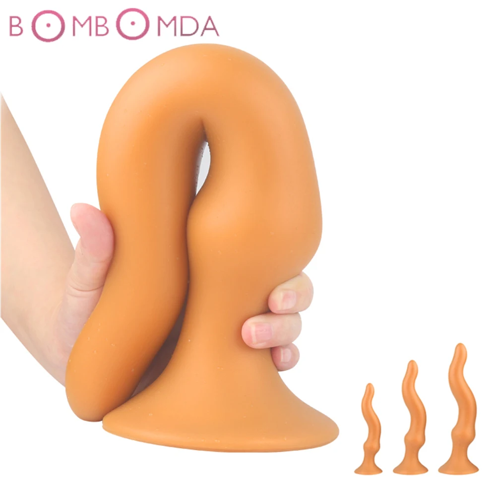 Langer Suer-Analdildo aus Silikon, riesiger weicher Butt Plug, erotisches Sexspielzeug für Erwachsene, für Frauen und Männer, Anus-Dilatator, großer Anal_voghion.com