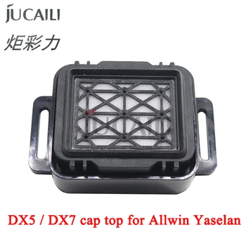 

Jucaili 2PCS Eco solvent printer cap top for DX5/DX7 head For Allwin E1800 E160 E180 Yaselan solvent plotter Capping station