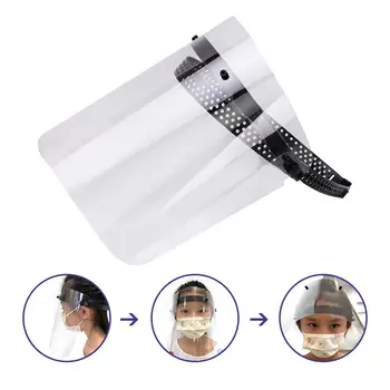 

Childrend Full Face Protective Mask Face Shield Clear Visor Anti-virus Flip Up Transparent Mask Anti Splash Full Face Cover